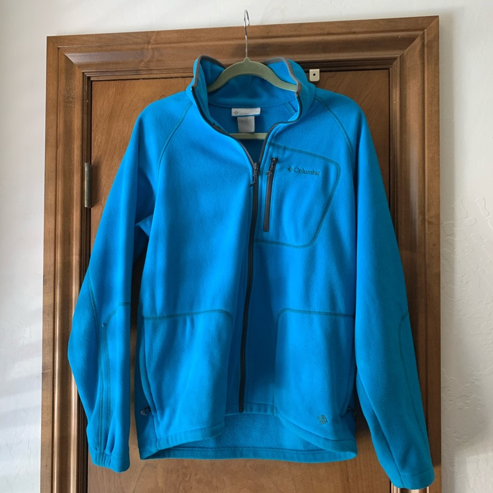 Columbia Boys’ Fast Trek II Fleece, Blue, 18/20